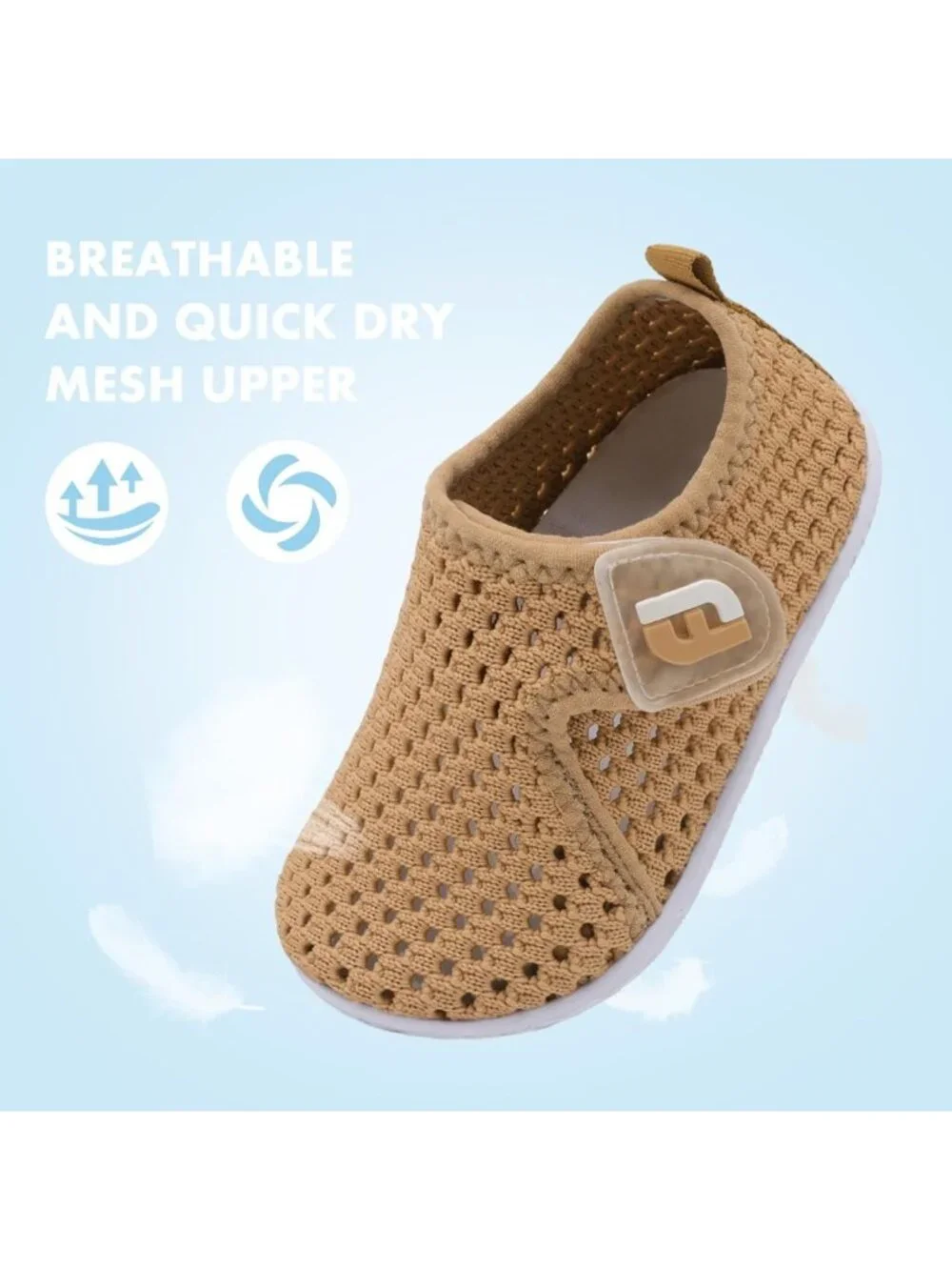 Breathable Baby Toddler Water Shoes for Boys & Girls - Lightweight Sandals for